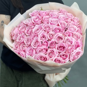 Букет из 55 роз Аваланж (60 см) в Красногорске