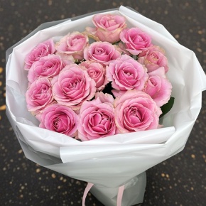 Букет из 15 пудровых роз (70 см) в Красногорске