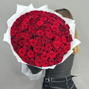 Букет 101 красная роза (60 см) в Красногорске