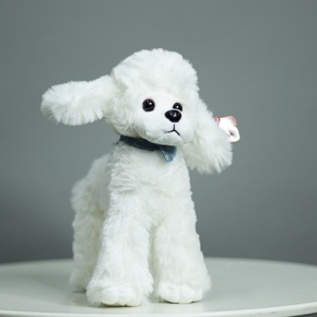 Плюшевый пудель белый (25 см) в Красногорске