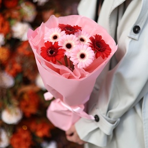 Букет "Ты + я" из гербер мини в Красногорске