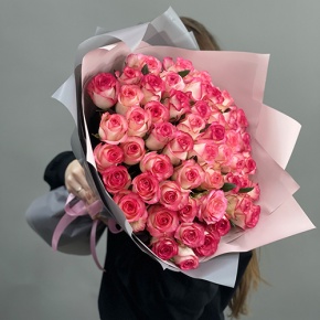 Букет "Философия чувств" из 51 розы Джумилия (50 см) в Красногорске