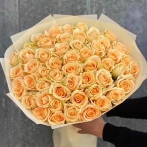 Букет из 51 розы Аваланж (60 см) в Красногорске