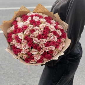 Букет "Амурный" из 101 розы (40 см) в Красногорске