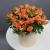 Композиция в шляпной коробке из оранжевых кустовых роз в Красногорске Композиция в шляпной коробке из оранжевых кустовых роз в Красногорске