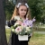 Композиция с георгинами на 1 сентября в белом ящике в Красногорске Композиция с георгинами на 1 сентября в белом ящике в Красногорске