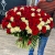 Букет 151 роза красный и белый микс (60 см) в Красногорске Букет 151 роза красный и белый микс (60 см) в Красногорске