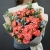 Букет "Фортуна" из коралловых роз и оксипеталума в Красногорске Букет "Фортуна" из коралловых роз и оксипеталума в Красногорске