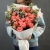 Букет "Фортуна" из коралловых роз и оксипеталума в Красногорске Букет "Фортуна" из коралловых роз и оксипеталума в Красногорске