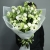 Букет "Грин ти" из кустовых роз, гербер и эустом в Красногорске Букет "Грин ти" из кустовых роз, гербер и эустом в Красногорске