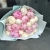 Микс из 19 бело-розовых пионов в Красногорске