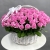 Композиция в корзине из 101 розовой розы Аква (40 см) в Красногорске Композиция в корзине из 101 розовой розы Аква (40 см) в Красногорске
