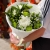 Букет "Зелёные луга" из хризантем, гиперикума, альстромерий и скиммии в Красногорске Букет "Зелёные луга" из хризантем, гиперикума, альстромерий и скиммии в Красногорске